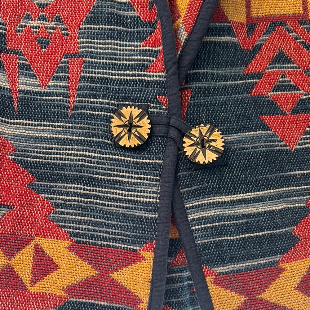 Women's Multicolor Patterned Jacket - image 4